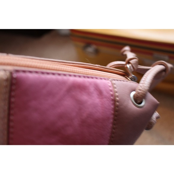 Chi by Carlos Falchi Colorblock Patchwork Handbag - Picture 8 of 11